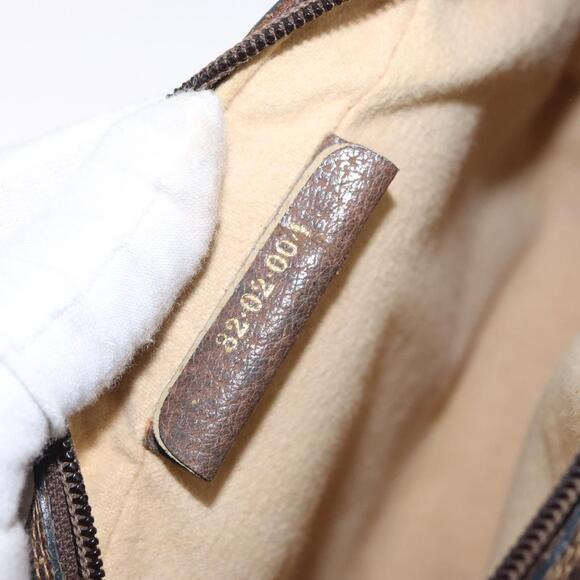 GUCCI GG Supreme Web Sherry Line Bag PVC Beige Gold 32 02 004 Auth 151575 - Picture 12 of 16